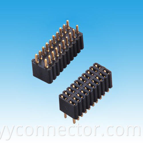 1.27×2.54mm H4.6/8.5mm Dual Row S/T Female Header Connector